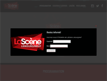 Tablet Screenshot of lascenelebourgneuf.com